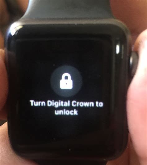 turn digital crown to unlock